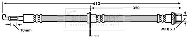 BORG & BECK Jarruletku BBH7881